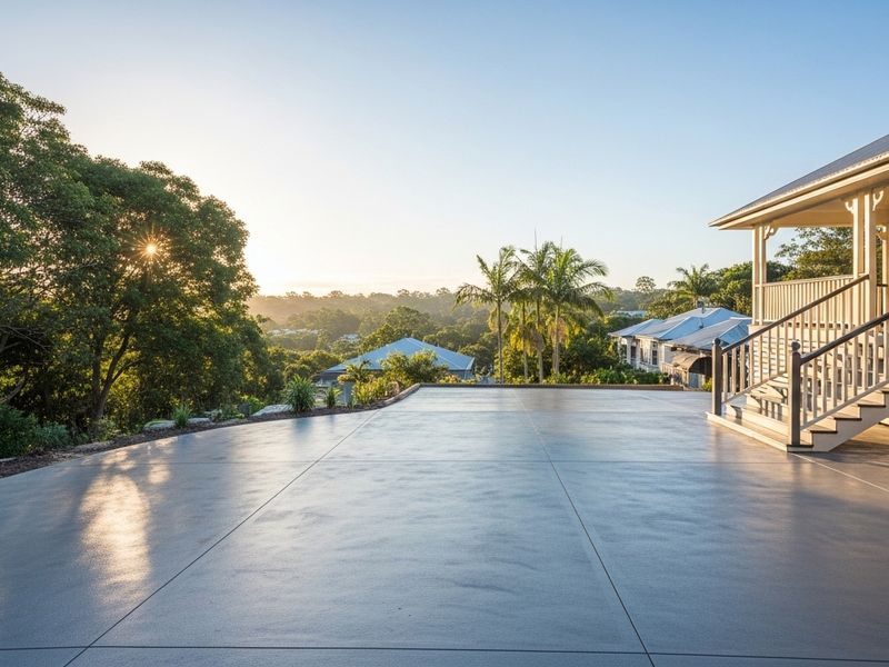 Plain Concrete Driveways Indooroopilly Qld