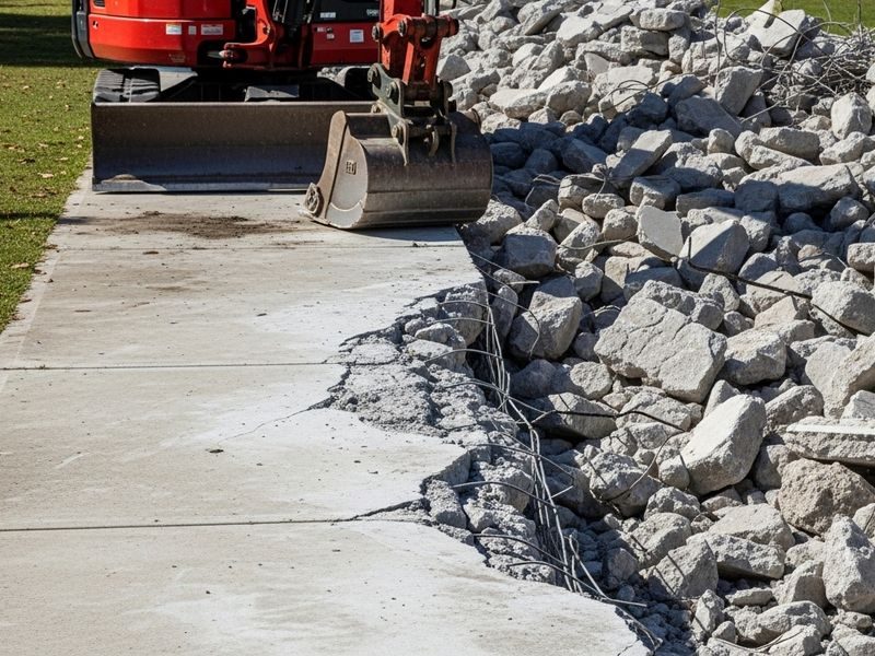 Footpath Breakup Haulage Brisbane Qld