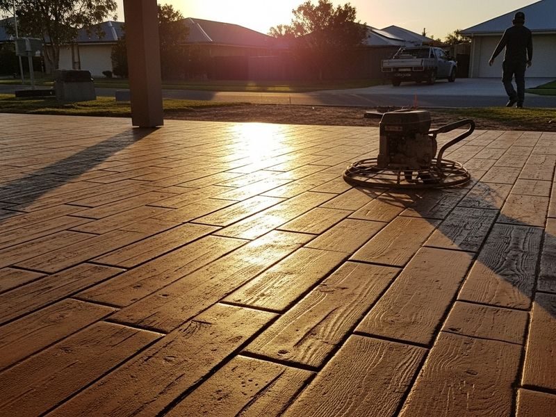 Brick Pattern Stamping Brisbane Qld